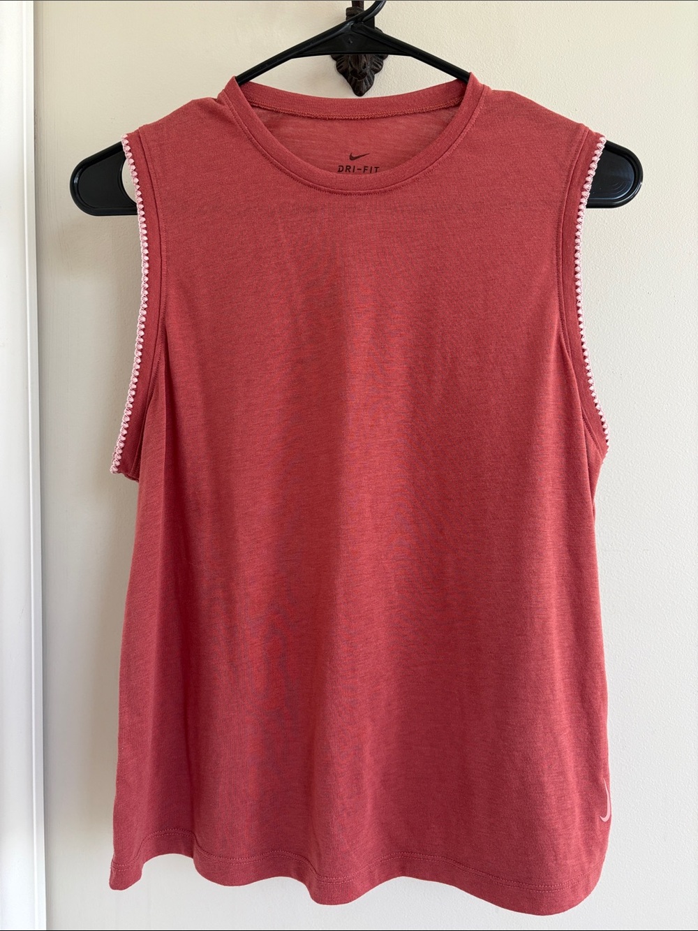 Nike Yoga Dri Fit Crochet Tank - Size Large